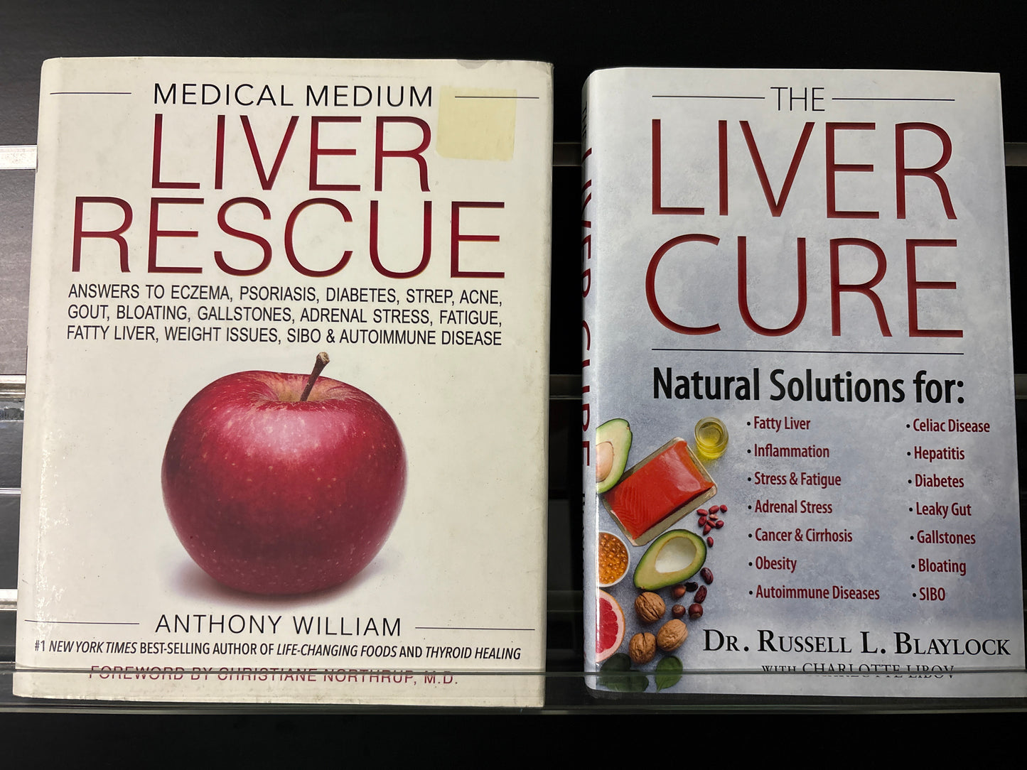 LIVER HEALTH Assorted Standalone Titles Various Authors Bundle of 2 (Min. very good condition)
