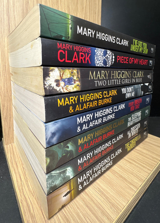 CLARK, Mary Higgins 'Under Suspicion' series, Titles #1-7 Bundle of 7 (Min. fair Condition)
