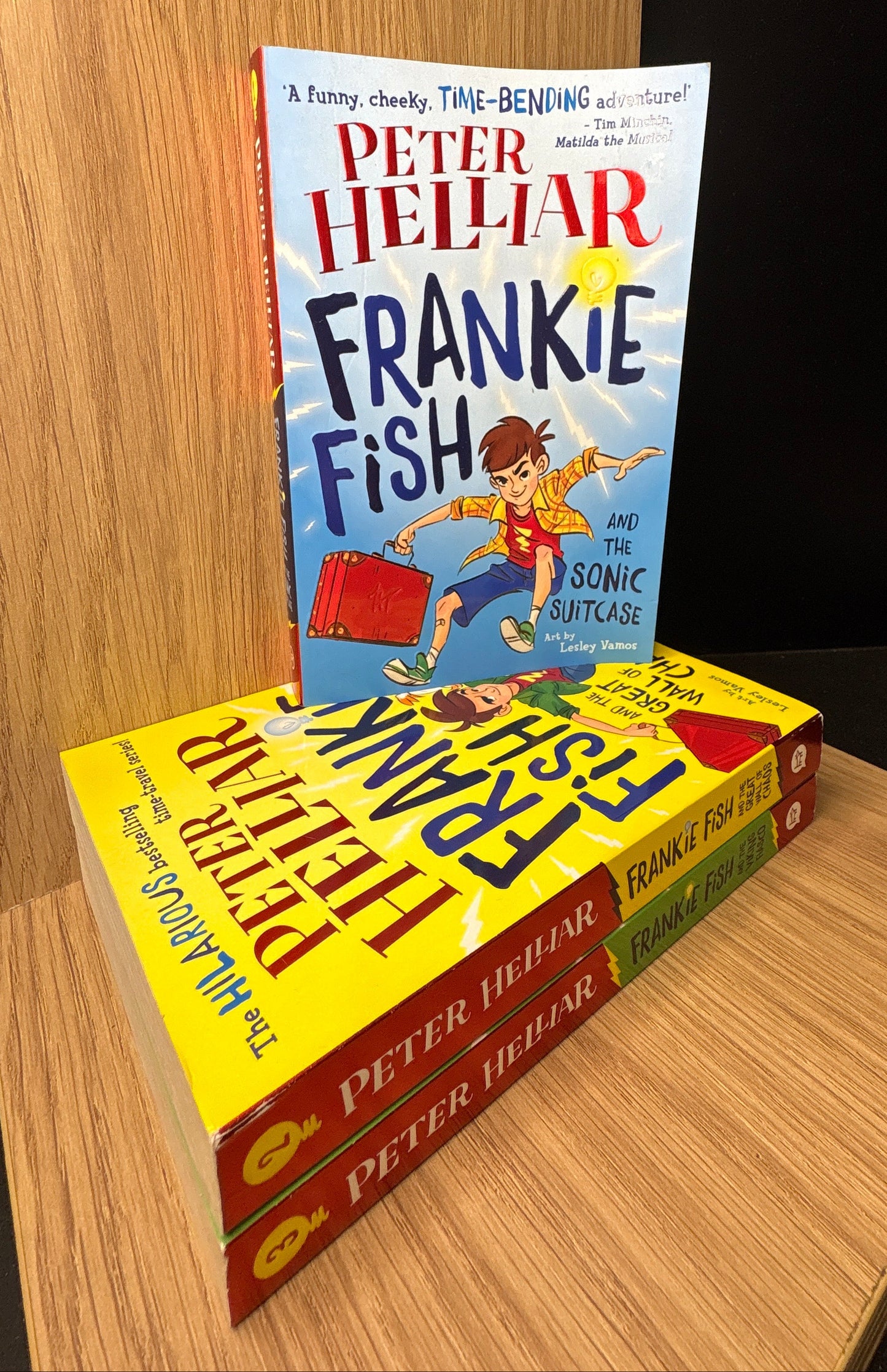 HELLIAR, Peter 'Frankie Fish' Series Books #1-3 Bundle of 3 (Min. good condition)