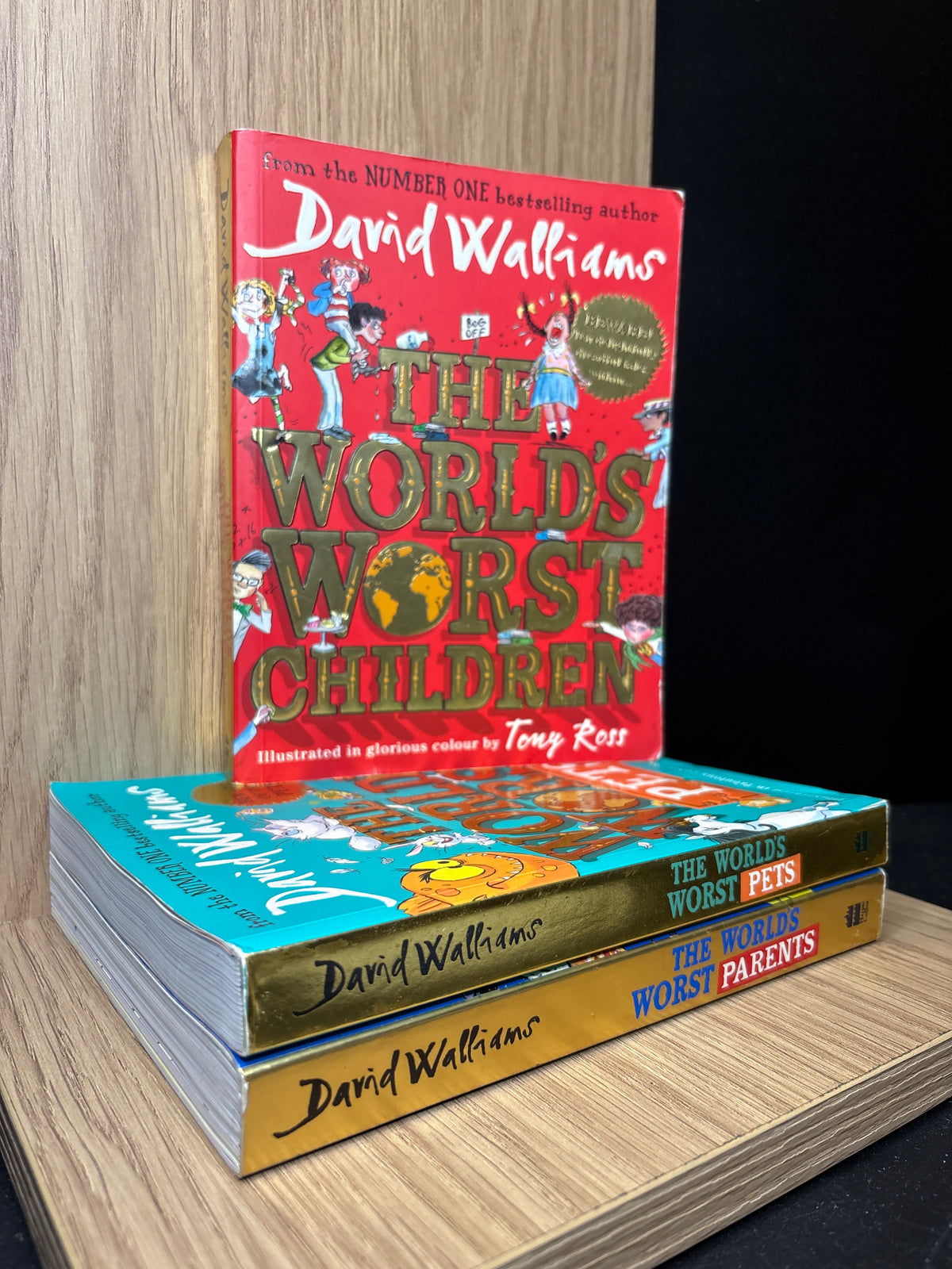 WALLIAMS, David 'The World's Worst' Series Bundle of 3 (Min. good condition)