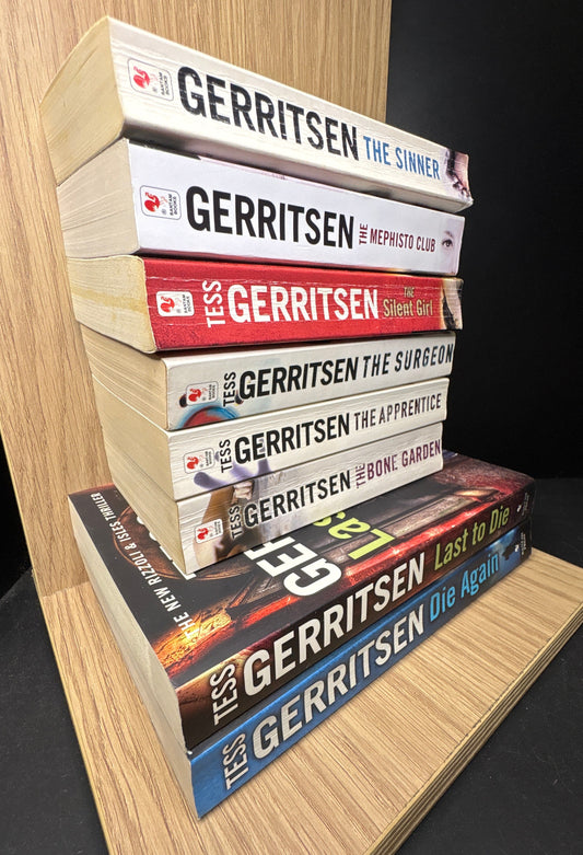 GERRITSEN, Tess 'Rizzoli & Isles' Series - Selected Titles Bundle of 8 (Min. fair condition)