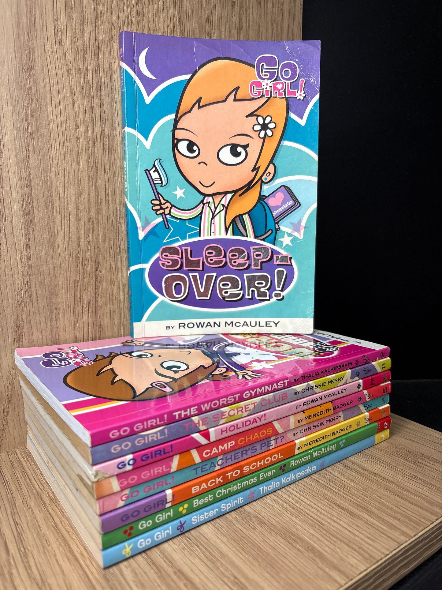 'GO GIRL' Series Assorted titles Bundle of 9 (Min fair Condition)
