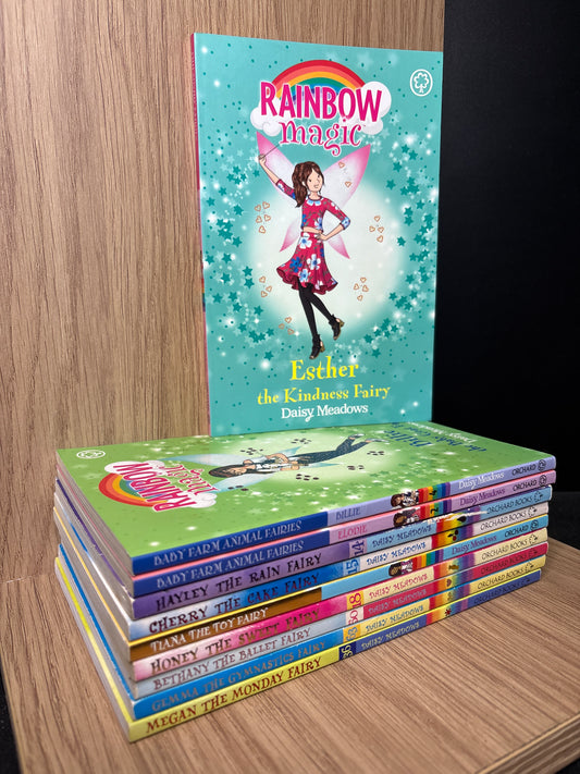 MEADOWS, Daisy 'Rainbow Magic Fairies' Assorted Titles Bundle of 10 (Min. fair condition)