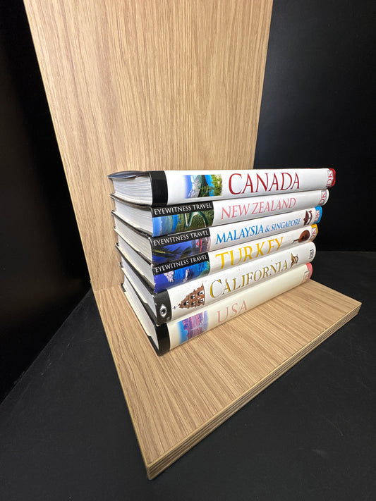 EYEWITNESS TRAVEL Guides - Bundle of 6 - Assorted Locations (Min. very good condition)
