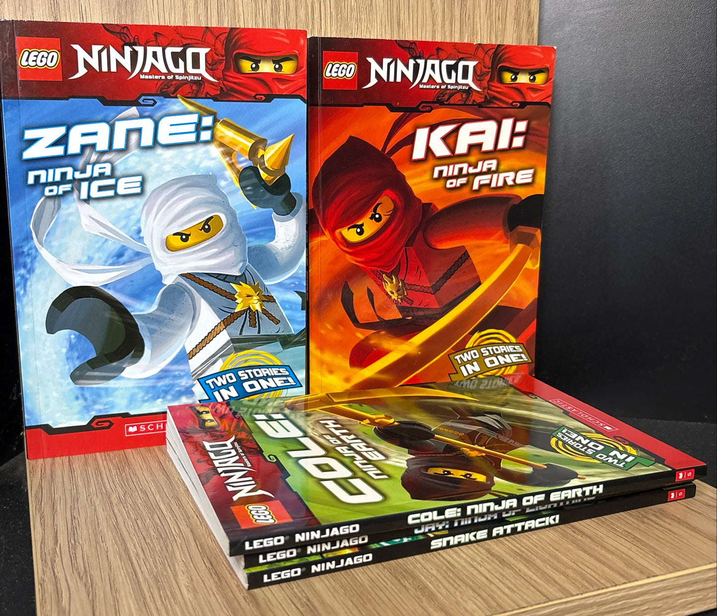 LEGO 'Ninjago' Series Assorted Titles Bundle 5 (Min. good condition)