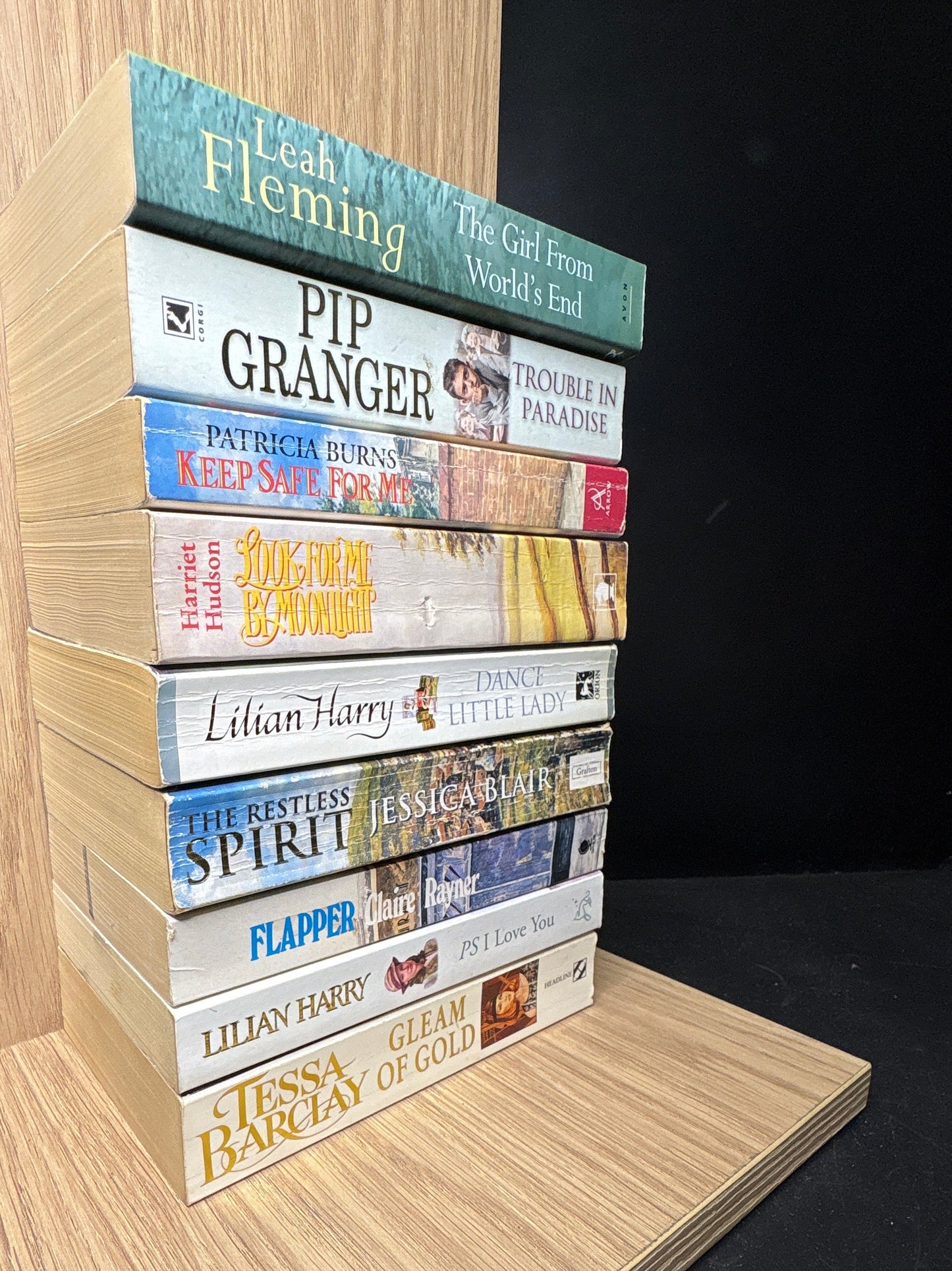 SELECTED Hist/Fic/Saga Titles - Bundle of 9 Books: Assorted Historical Fic Authors/ Series (Min. fair Condition)