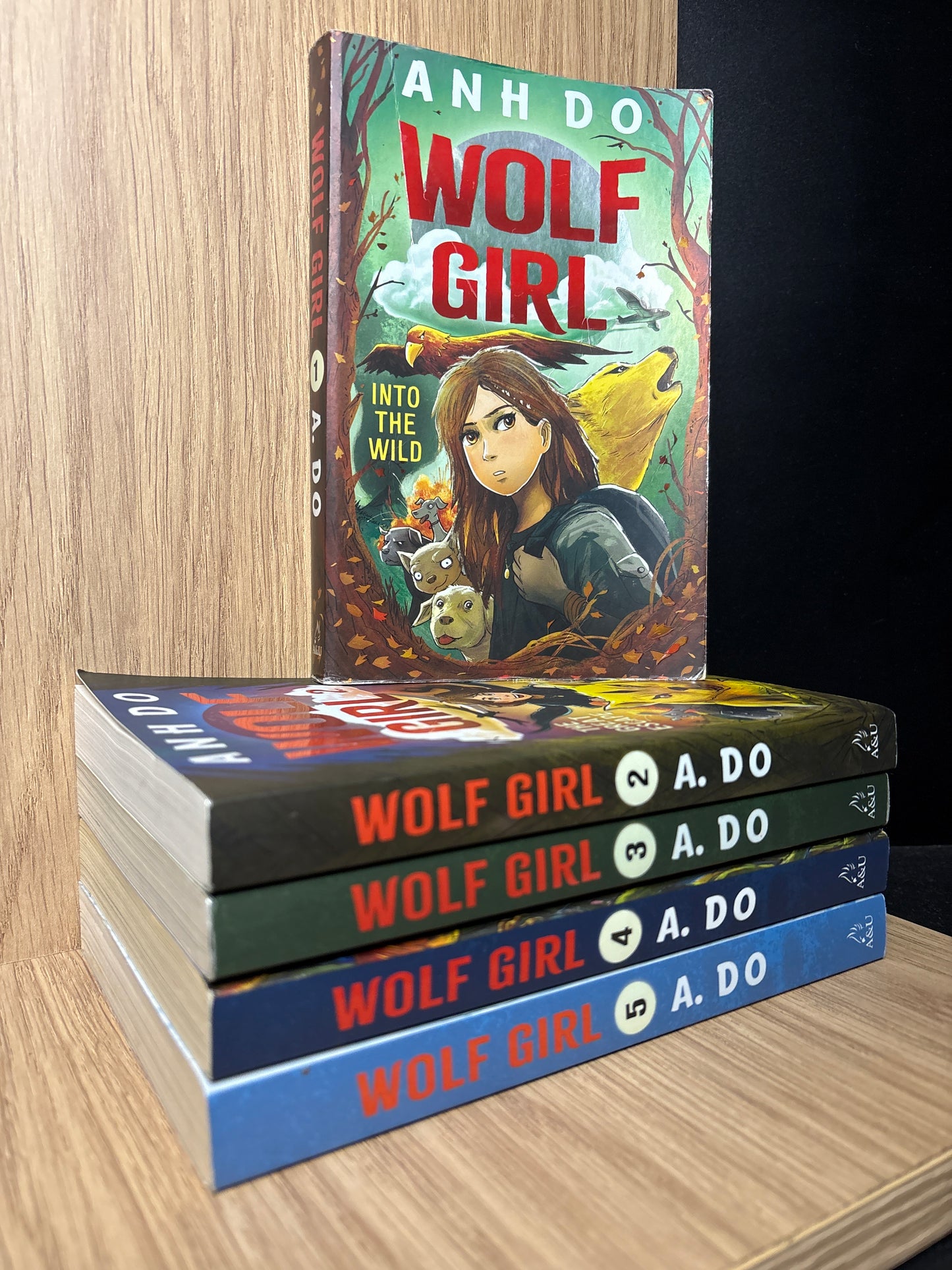 DO, Anh 'Wolf Girl' Series Books #1-5 Bundle of 5 (Min. fair condition