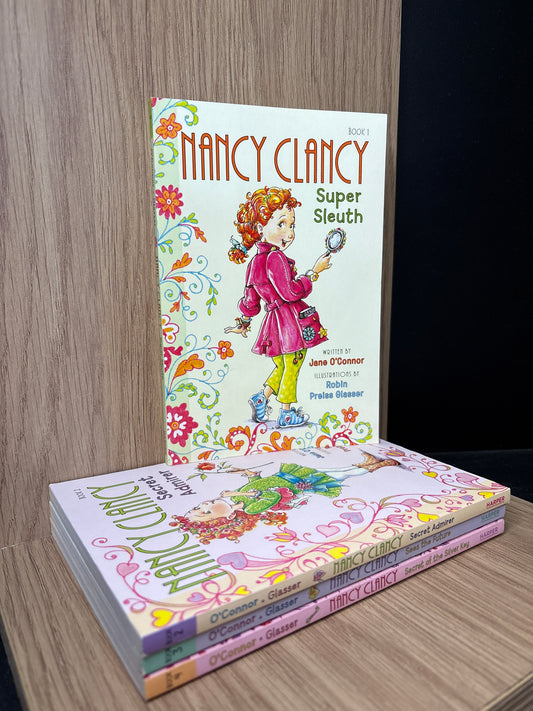 O'CONNOR, Jane 'Nancy Clancy Super Sleuth' Books #1-4 Bundle of 4 (Min. good condition)