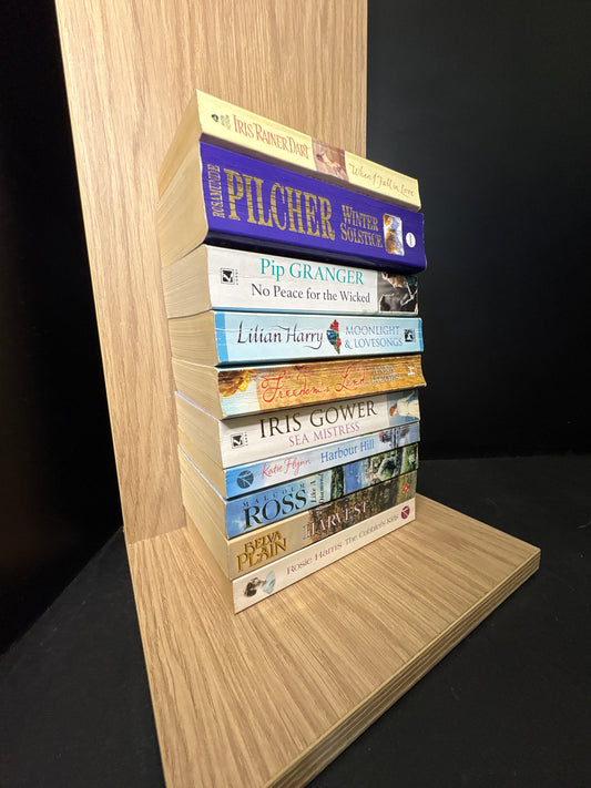 SELECTED Hist Rom/ Saga Titles - Bundle of 10 - Assorted Authors/ Series (Min. fair Condition)