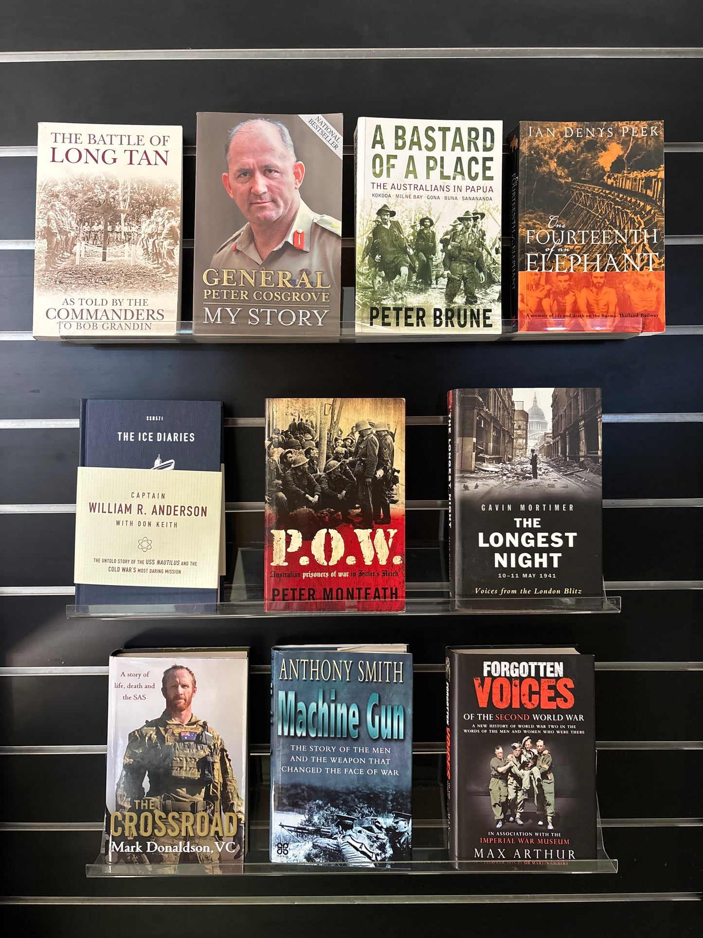 MILITARY History - Bundle of 10 - Assorted Titles (min fair condition)
