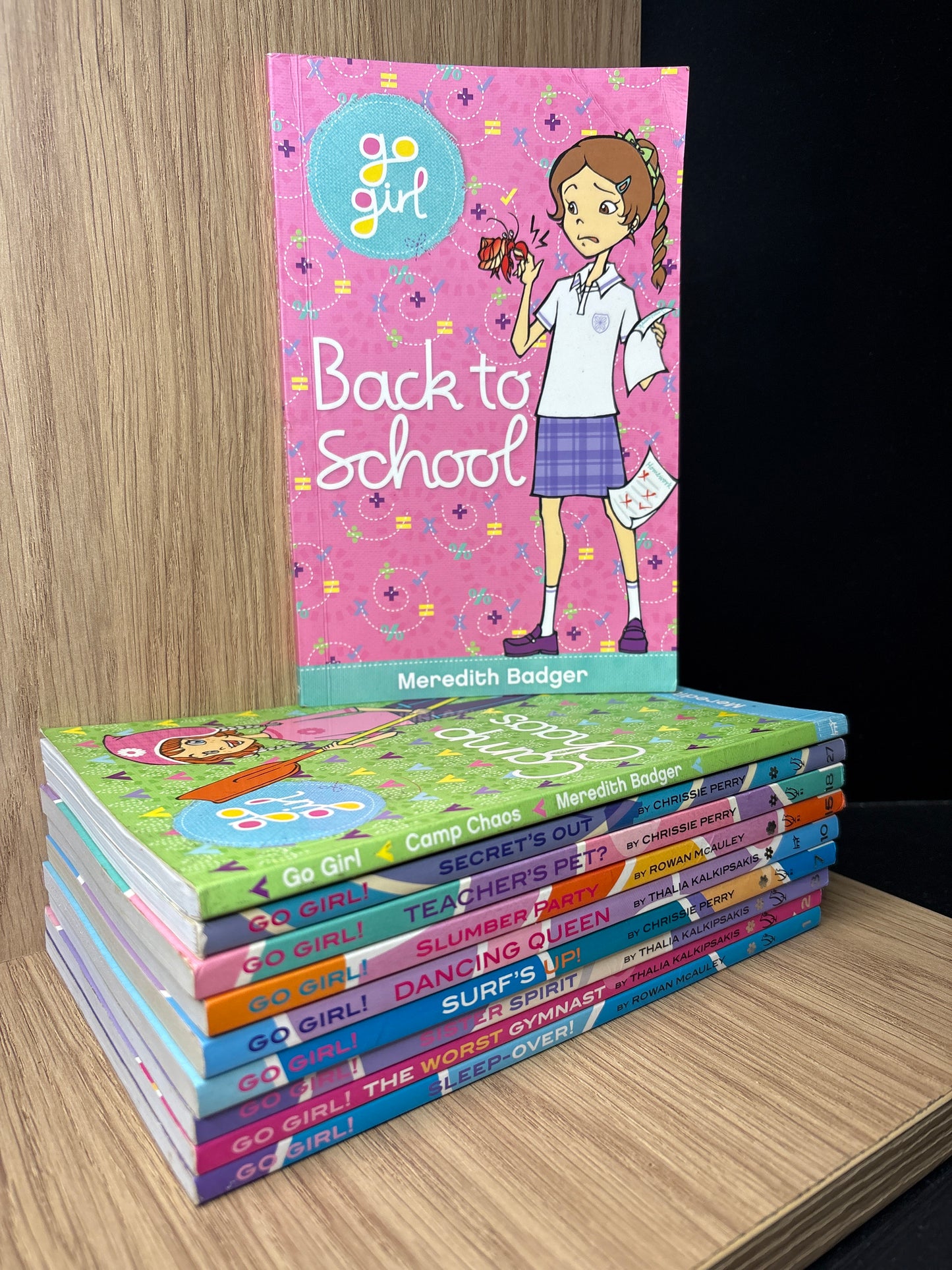 'GO GIRL' Series Assorted titles Bundle of 10 (Min fair Condition)