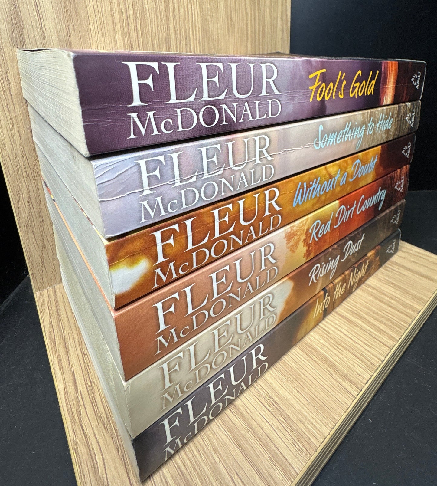 McDONALD, Fleur 'Dave Burrows' Series Assorted Titles Bundle of 6 (Min. fair condition)