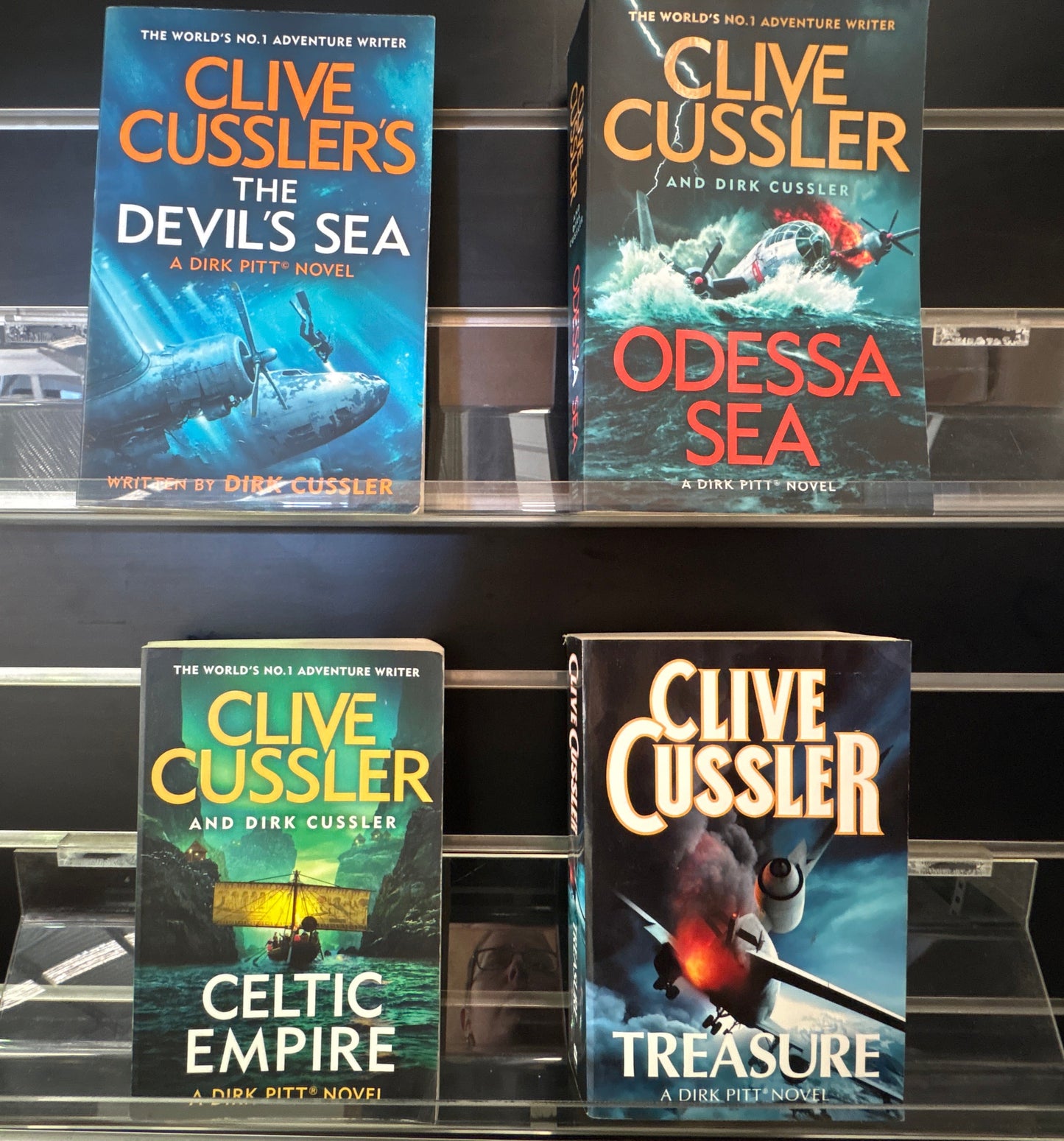 CUSSLER, Clive - Bundle of 4 - Assorted Titles in Dirk Pitt Series (Min. good condition)