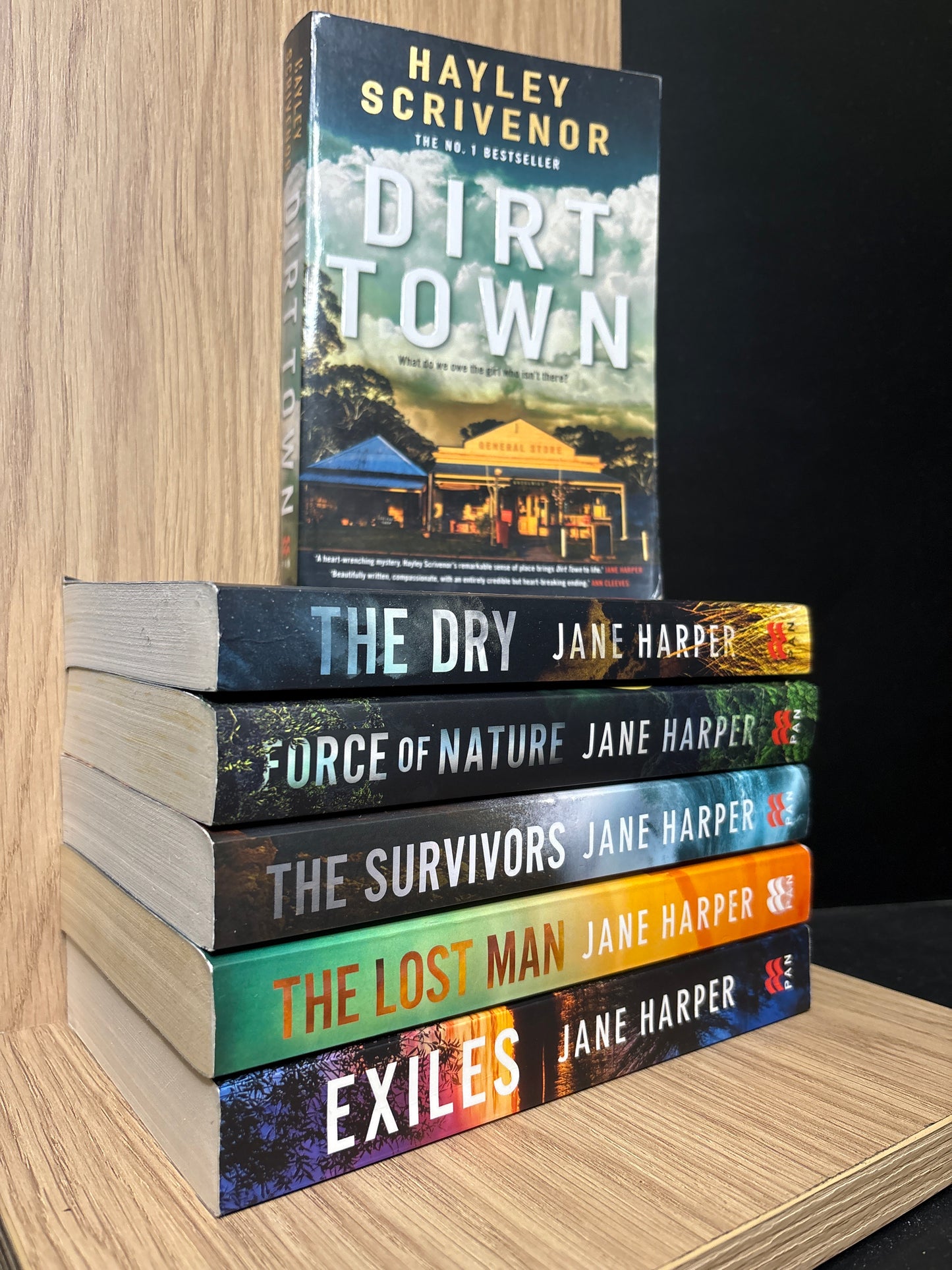 HARPER, Jane 'Aaron Falk' Titles + 2 Standalone Titles + Bonus SCRIVENOR, Hayley Title Bundle of 6 (Min. fair condition)