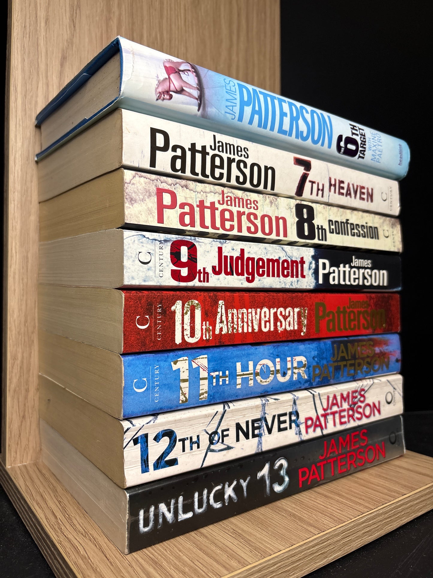 PATTERSON, James 'Women's Murder Club' Books #6-13 (Min. fair condition)