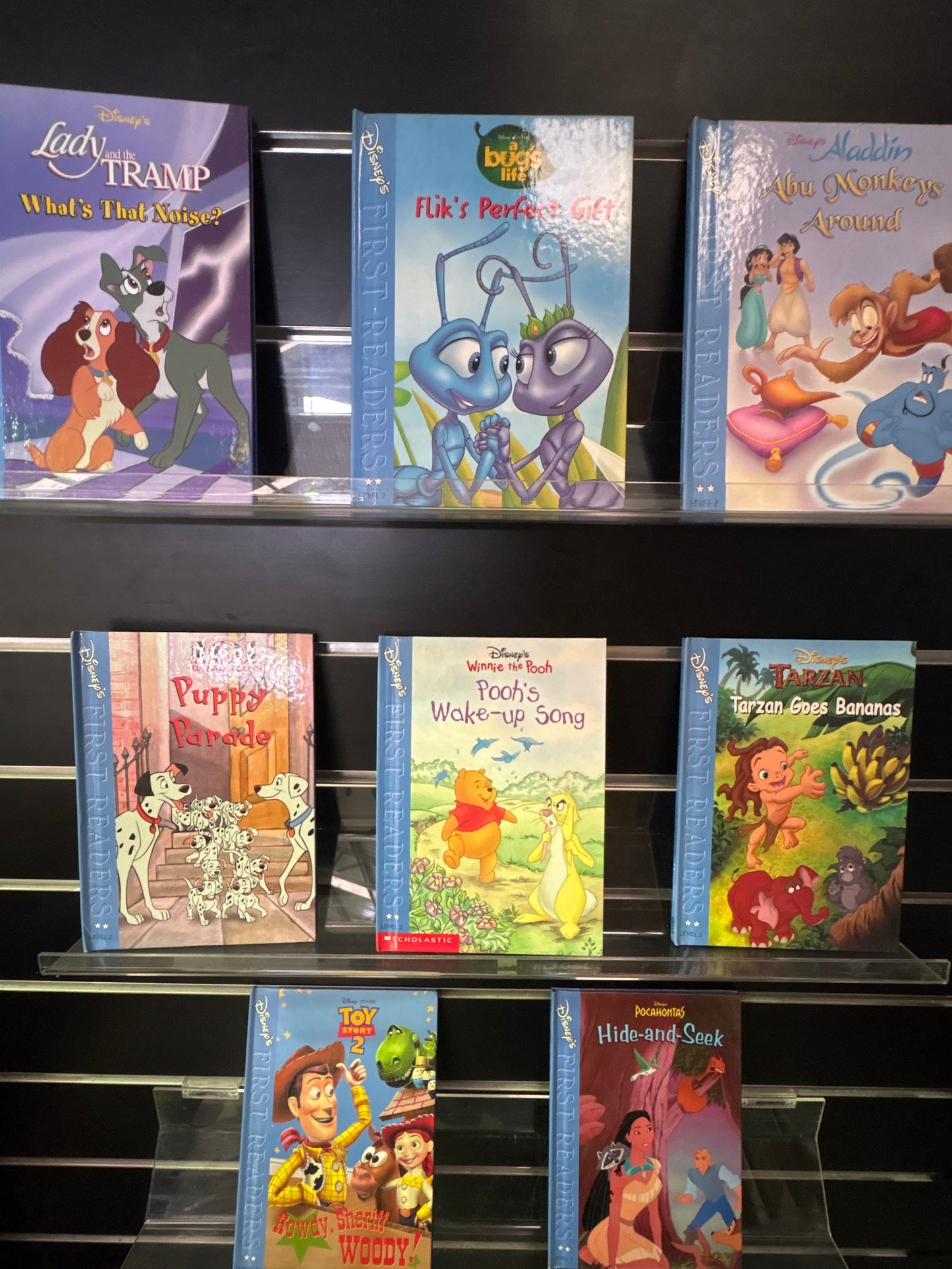 DISNEY First Readers - Bundle of 8 - Level 2 (Min. Good condition)
