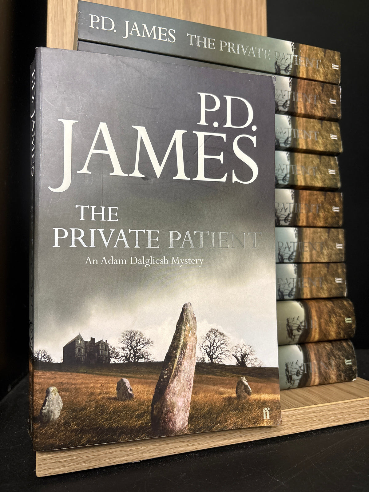 Book Club 10 Pack: JAMES P.D 'The Private Patient' Paperback Large /Hardback Copies (Minimum Condition: fair)