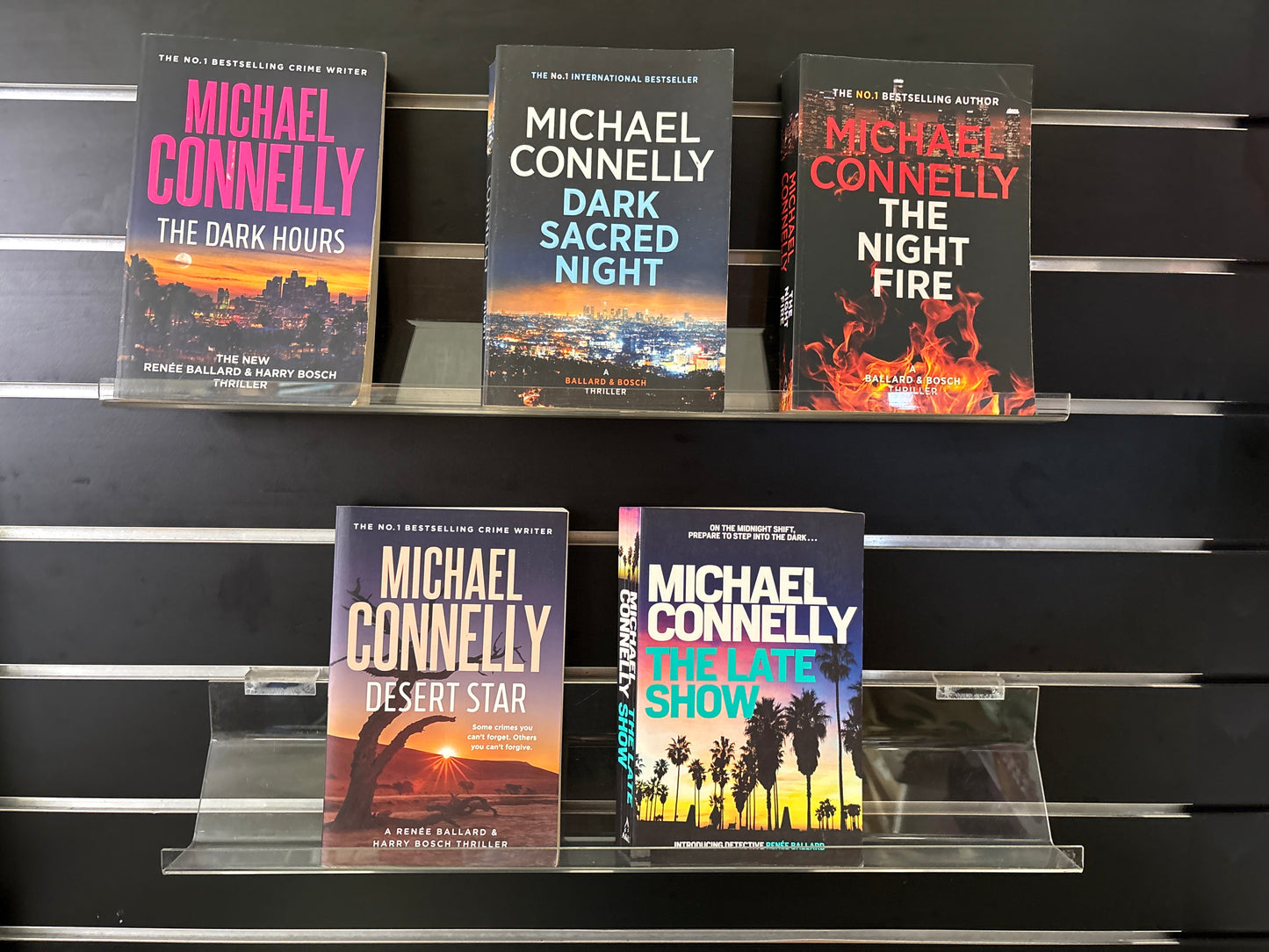 CONNELLY, Michael: Ballard & Bosch Series Bundle of 5 (Min. good condition)