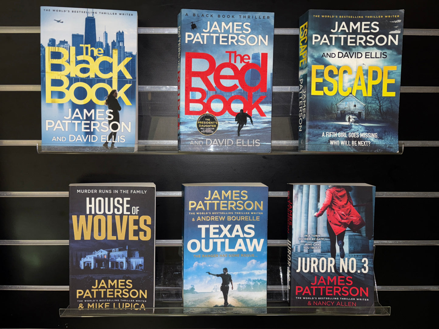 PATTERSON, James - Bundle of 6 - Assorted Titles (Min good condition)