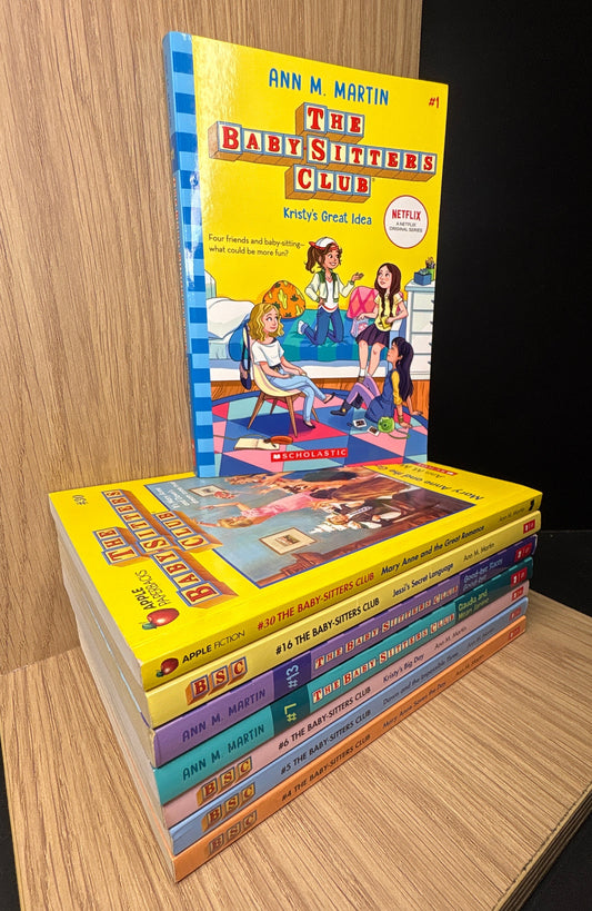 MARTIN, Ann M. 'The Babysitter's Club' Assorted Titles Bundle of 8 (Min. fair condition)