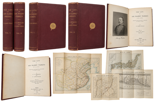 1894 First Edition – The Life of Sir Harry Parkes – Two Volumes – S. Lane-Poole & F.V. Dickins