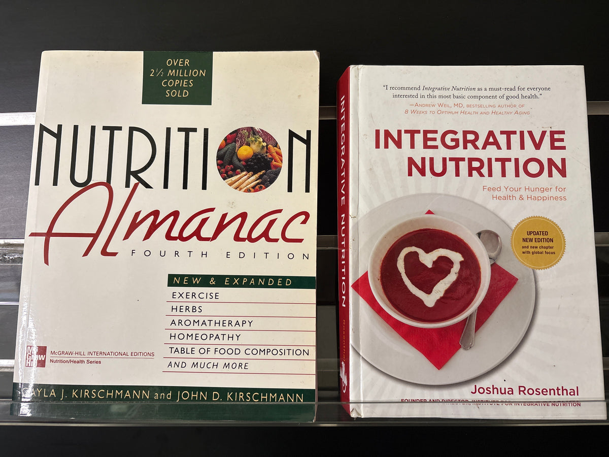 INTEGRATIVE NUTRITION Reference Titles Various Authors Bundle of 2 (Min. very good condition)
