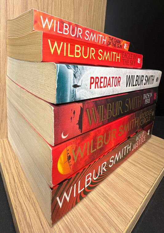 SMITH, Wilbur 'Hector Cross' Complete Series #1-3 and Standalone Titles Bundle of 6 (Min. fair condition)