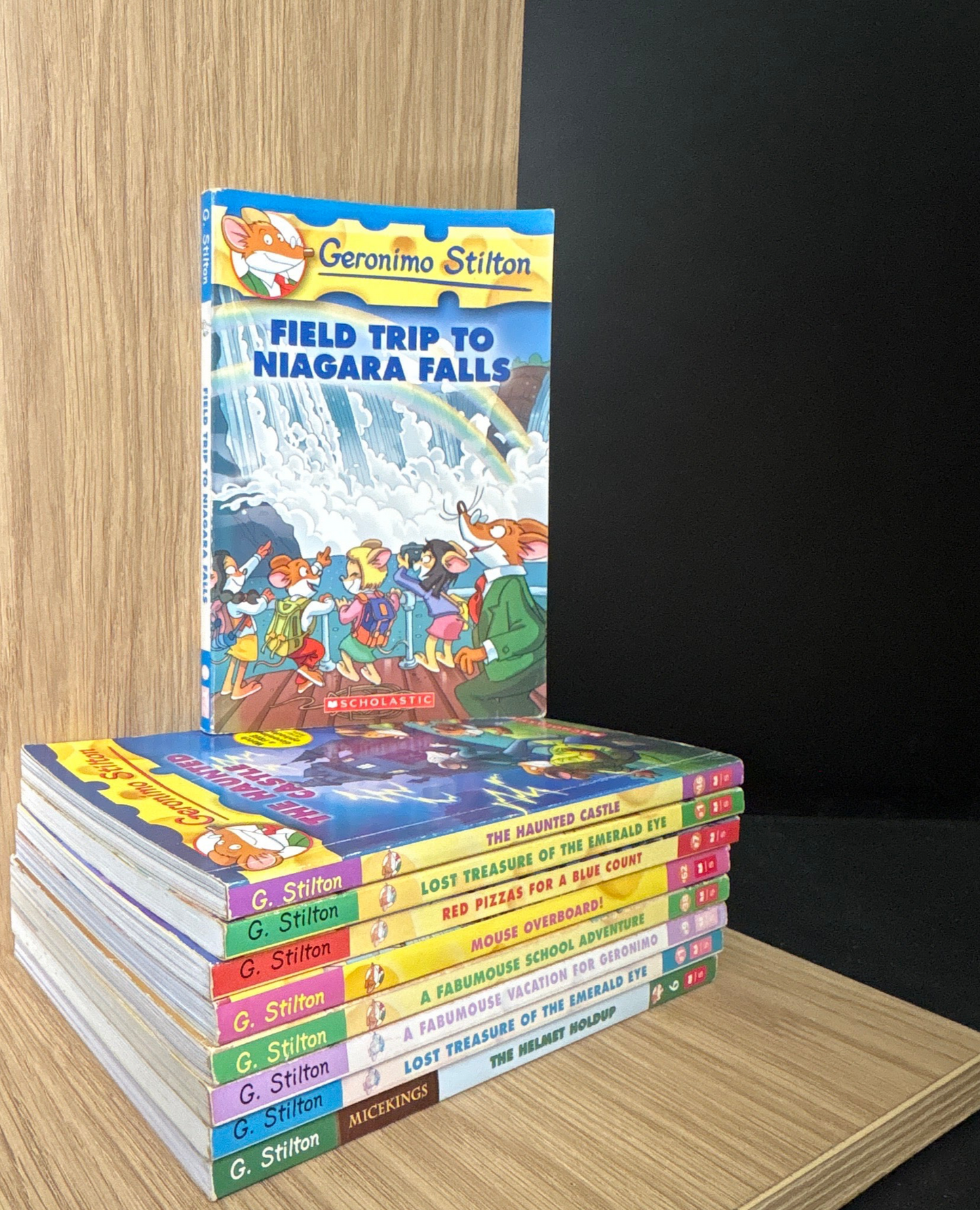 GERONIMO STILTON - Bundle of 9 - Assorted Titles (Min. fair condition)