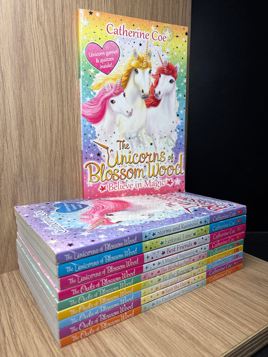 COE, Catherine 'The Unicorns of Blossom Wood' and 'The Owls of Blossom Woods' Assorted Titles Bundle of 10 (Min. good condition)