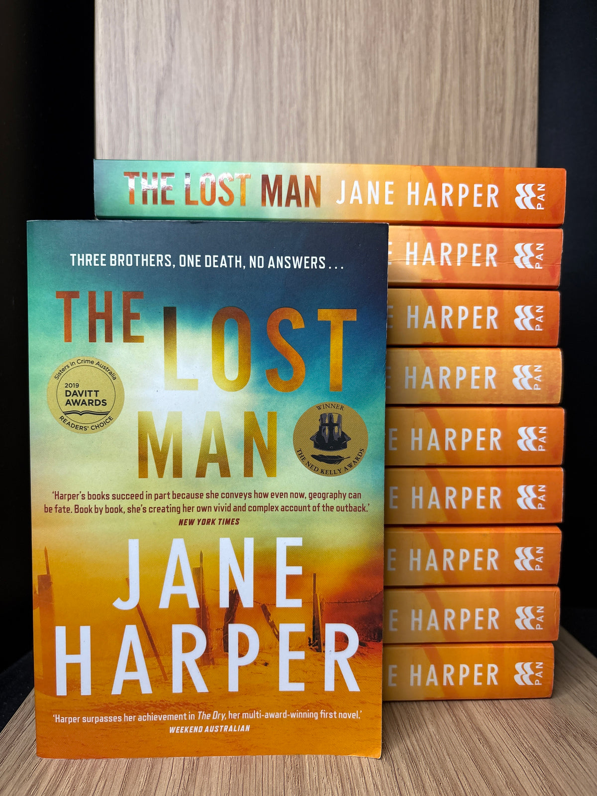 Book Club 10 Pack: HARPER, Jane 'The Lost Man' Paperback Medium Copies (Min Condition: Fair)