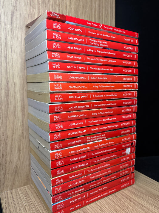Mills & Boon 'Modern' Series Assorted Titles Bundle of 22 (Min. good condition)