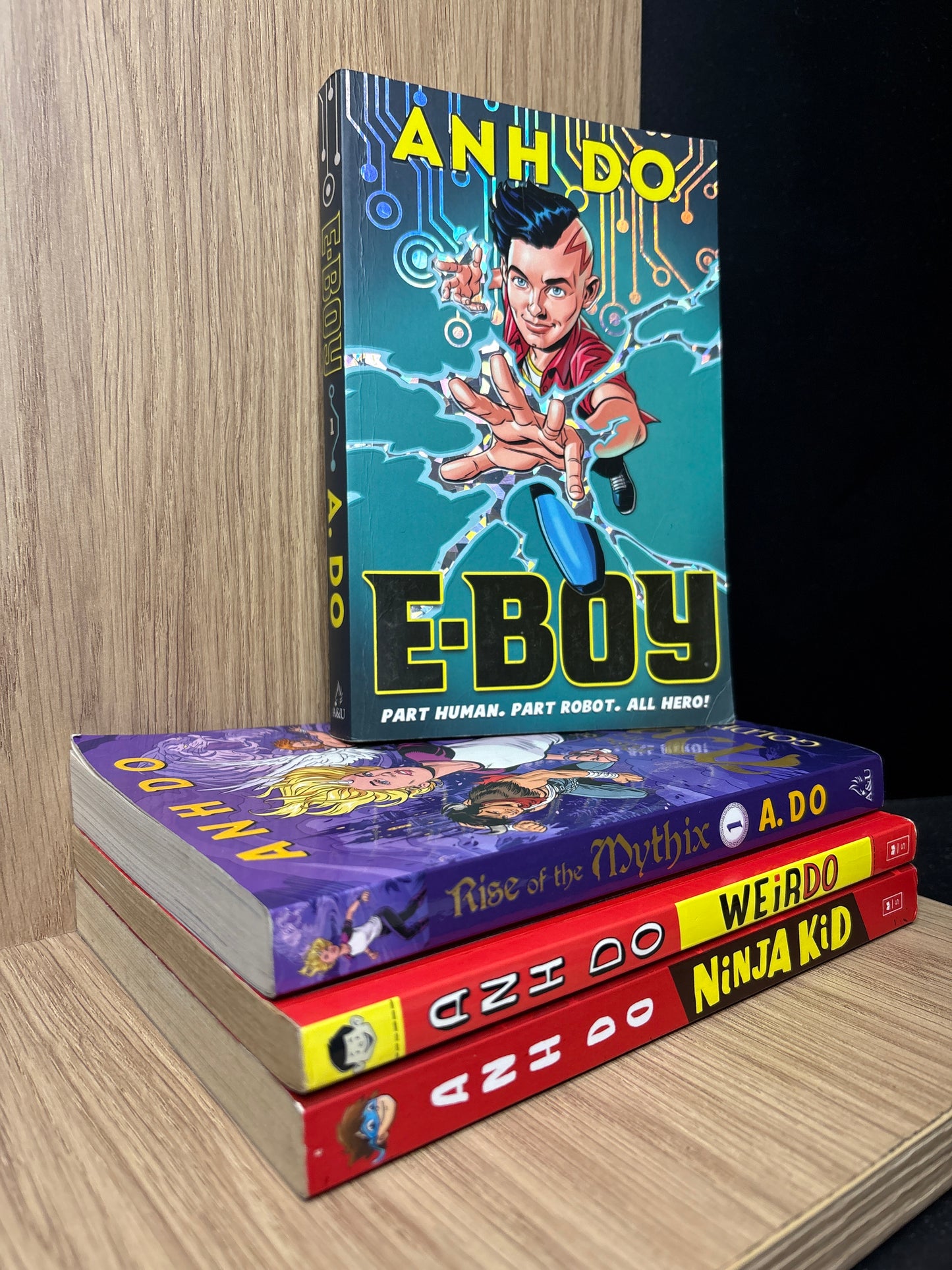 DO, Anh Book #1 in 'Weirdo', 'Ninja Kid', 'Golden Unicorn' and 'E-Boy' Bundle of 4 (Min. good condition)