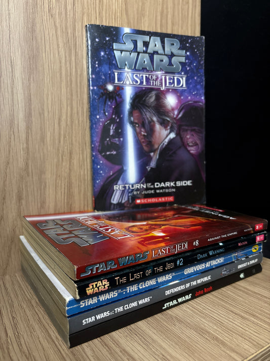 STAR WARS: SCHOLASTIC PACK Assorted Titles Bundle of 6 (Min. good condition)