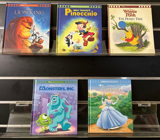 DISNEY - Bundle of 5 - Selected Movie Classic Titles (Min. good condition)
