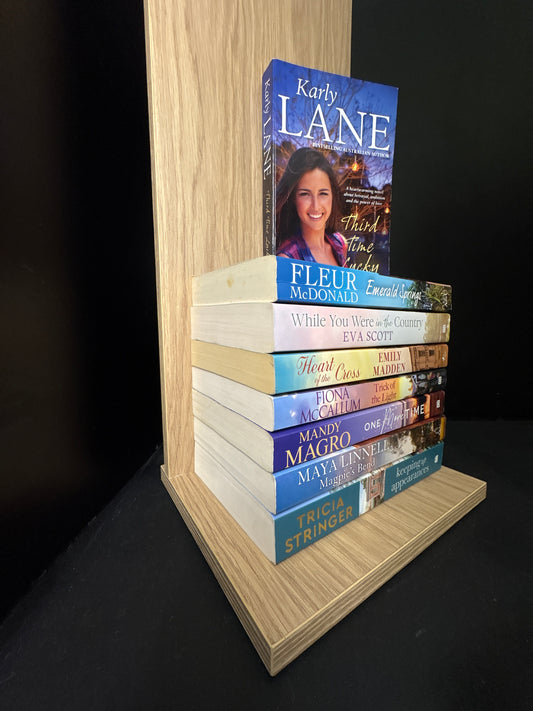 SELECTION of Aust Cont. Rural Fiction - Bundle of 8 - Assorted Authors (Min. good condition)