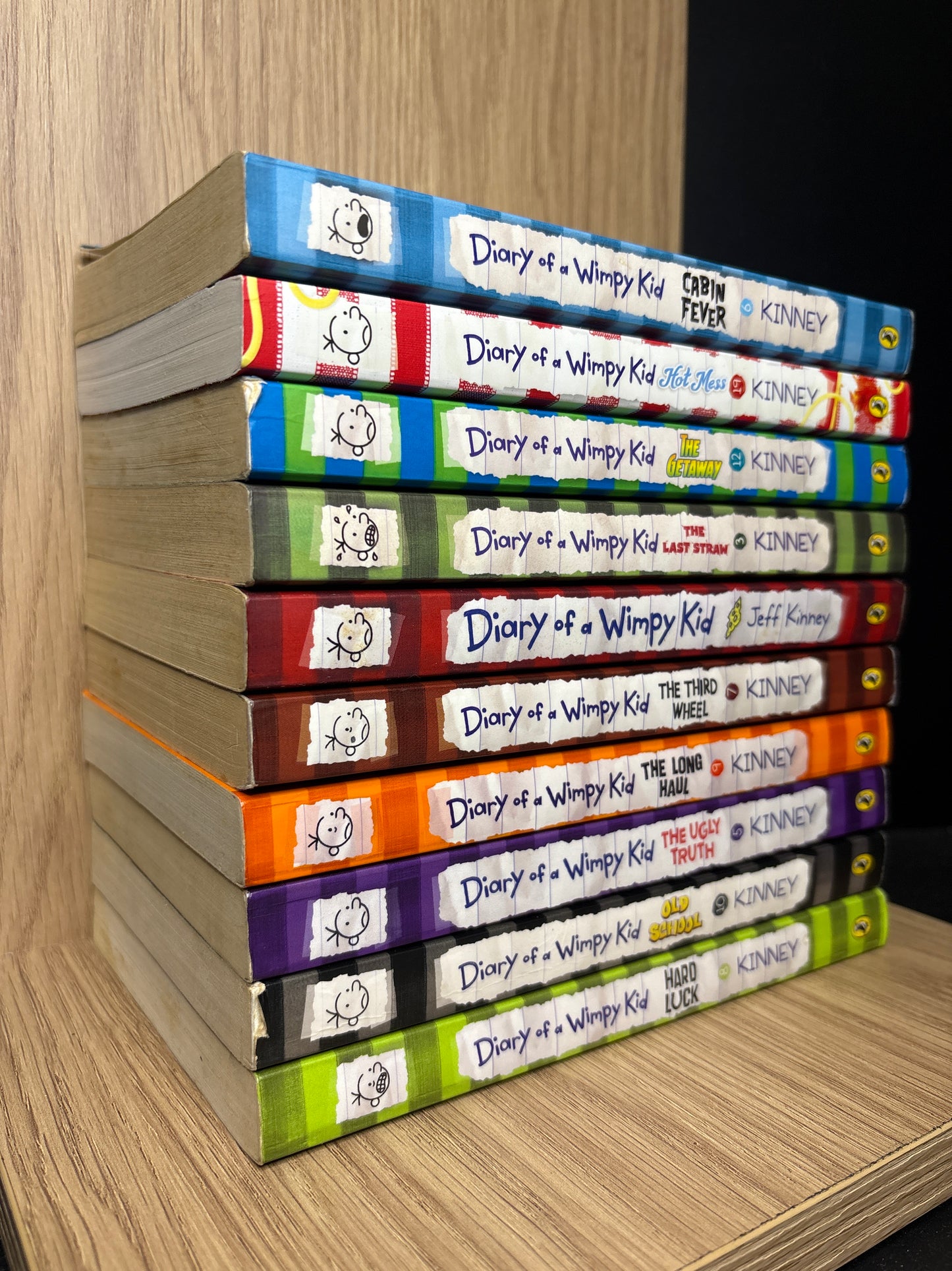 KINNEY, Jeff 'Diary of a Wimpy Kid' Assorted Titles Bundle of 10 (Min. fair condition)