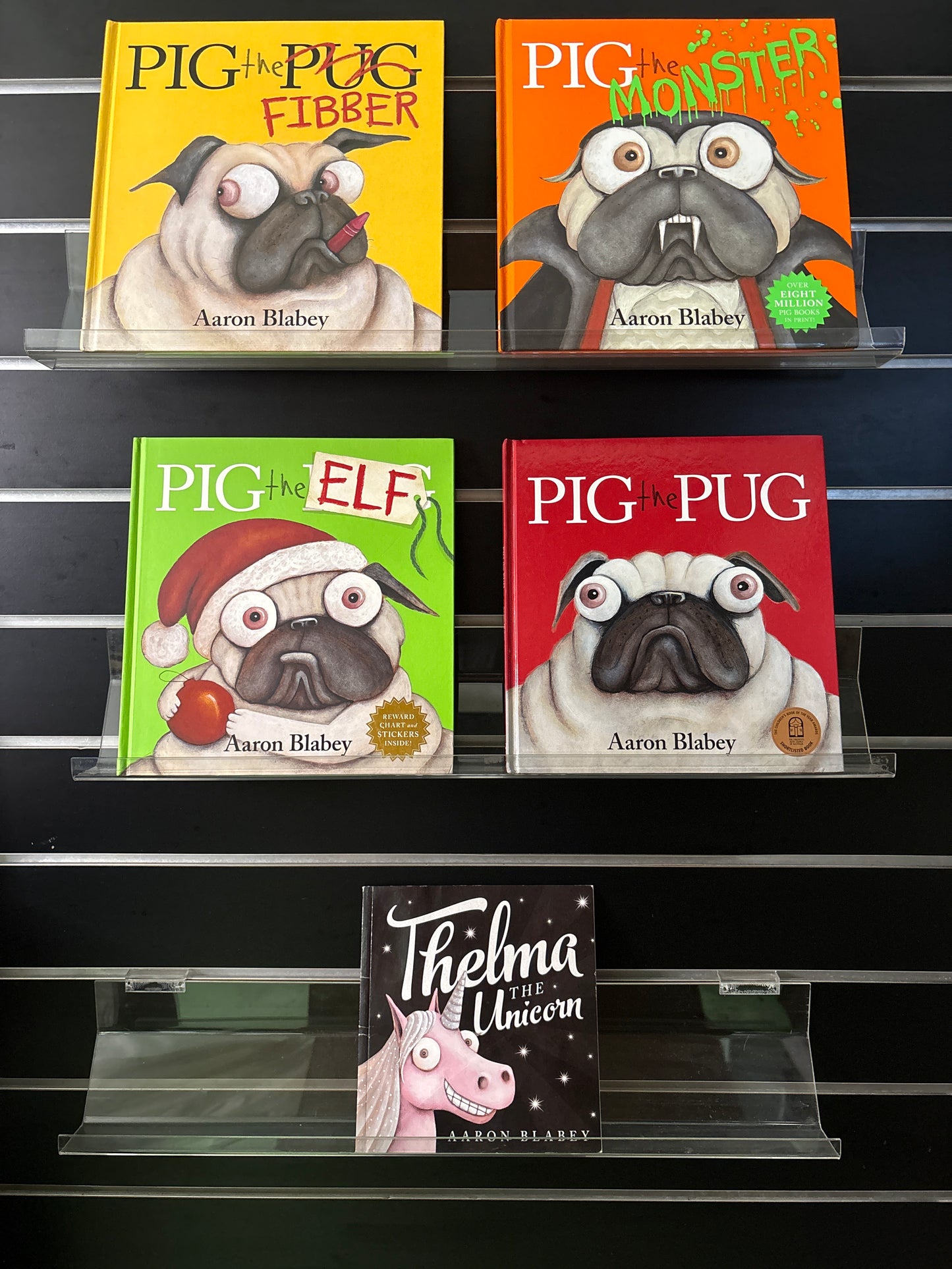 BLABEY, Aaron 'Pig the Pug' Series - Bundle of 4 + 1 Bonus (Min. fair condition)