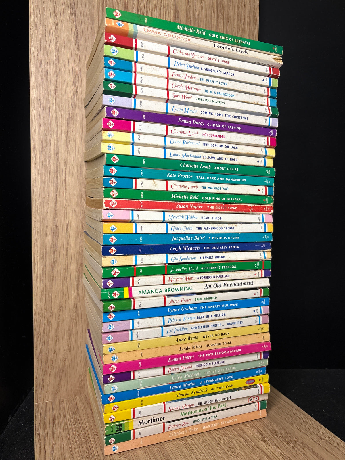 Mills & Boon Single Story Assorted Titles Bundle of 40 (Min. Fair condition)