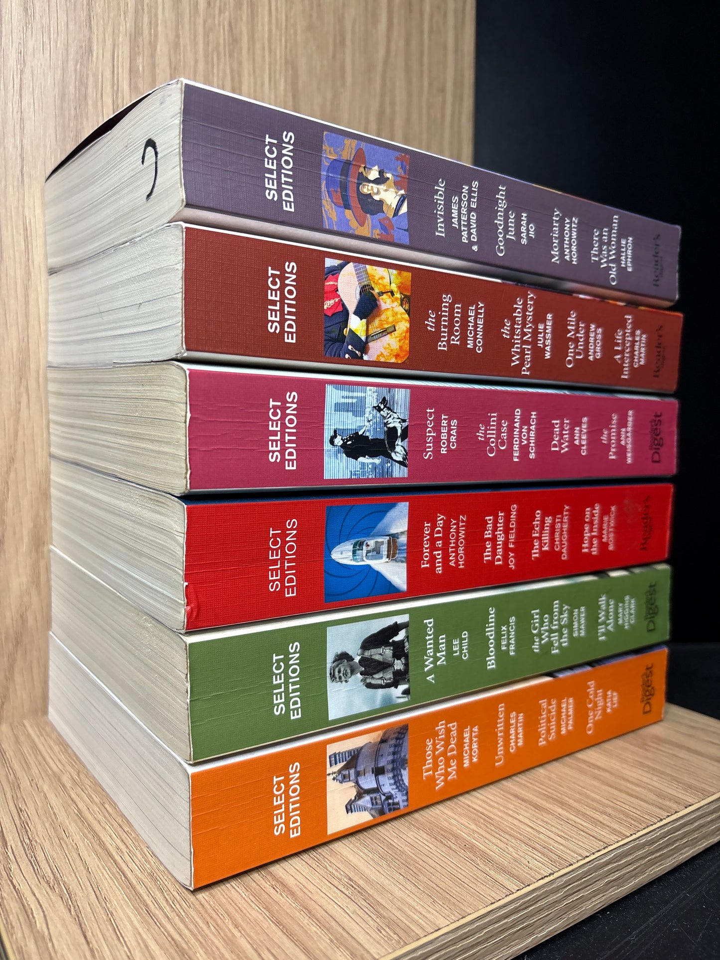 READER'S DIGEST 'Select Editions' 4-in-1 Condensed Stories Bundle of 6 (Min. good condition)