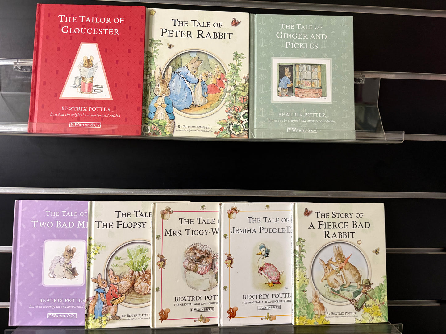 POTTER, Beatrix 'Peter Rabbit' Series Bundle of 8 (Min. good condition)