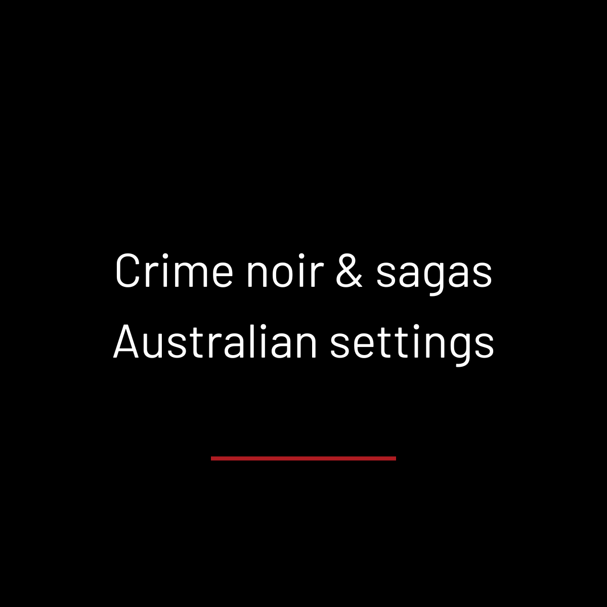 Australia-Based Fiction
