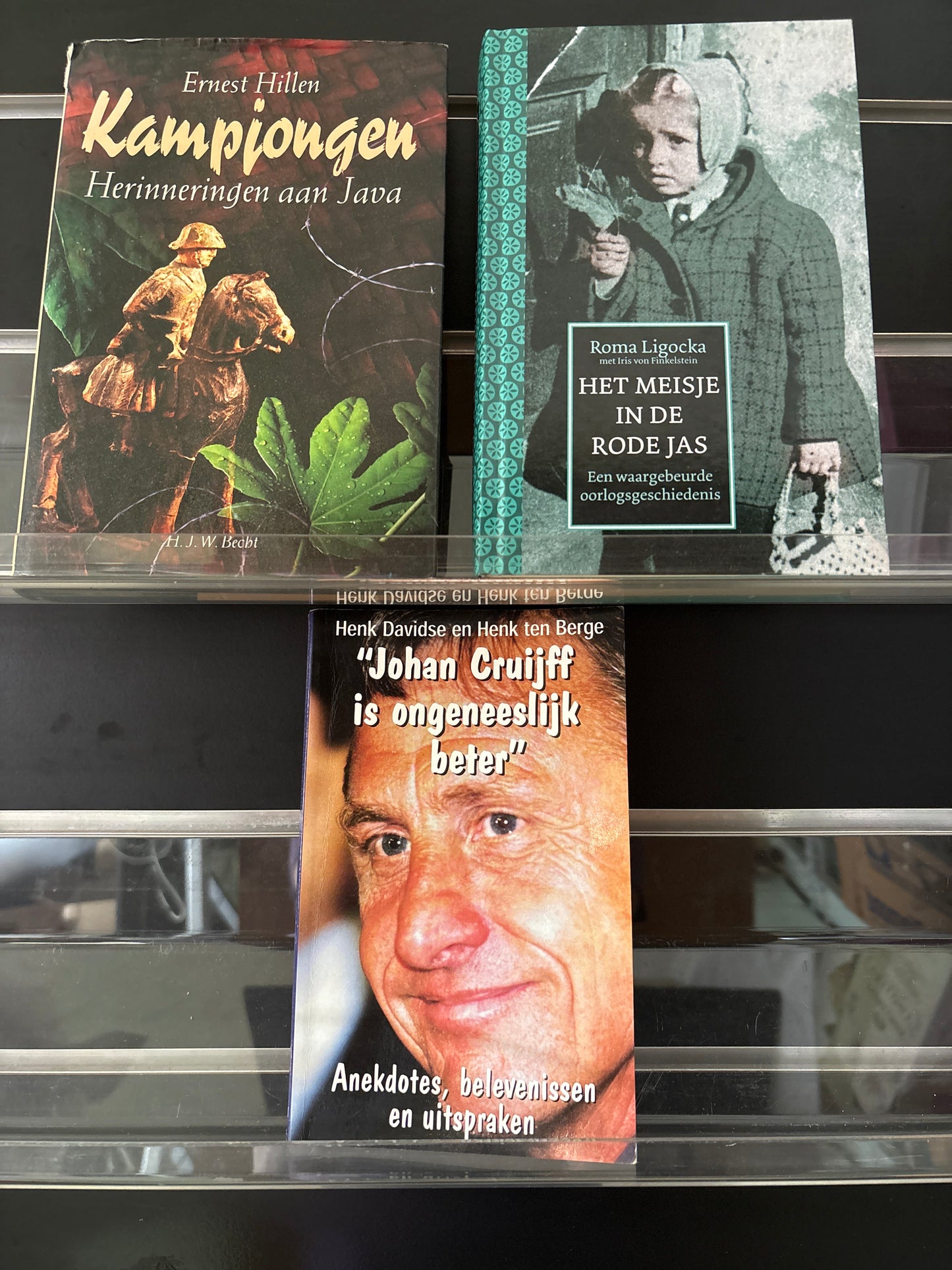DUTCH: Biographies Various Titles Bundle of 3 (Min good condition)