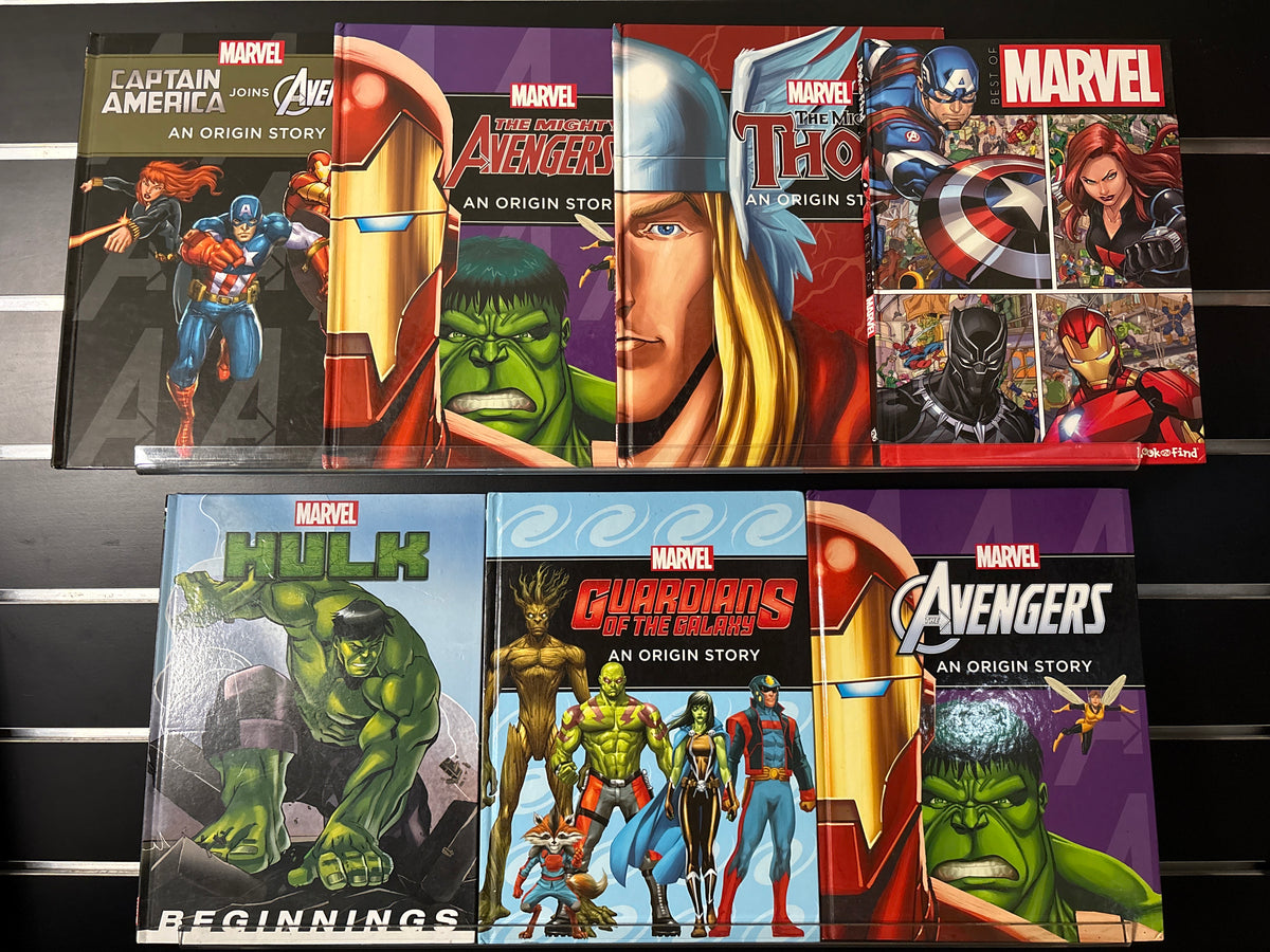 MARVEL 'An Origin Story' Assorted Standalone Titles Bundle of 7 (Min. good condition)