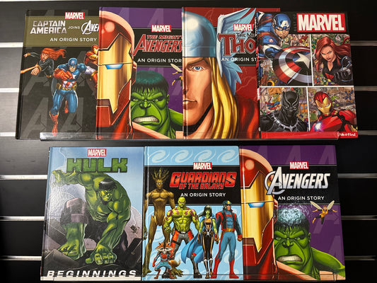 MARVEL 'An Origin Story' Assorted Standalone Titles Bundle of 7 (Min. good condition)