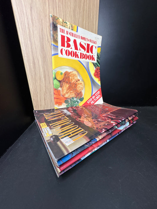 WOMEN'S WEEKLY Cookbooks - Bundle of 5 - Assorted Vintage Cookbooks (Min. fair condition)