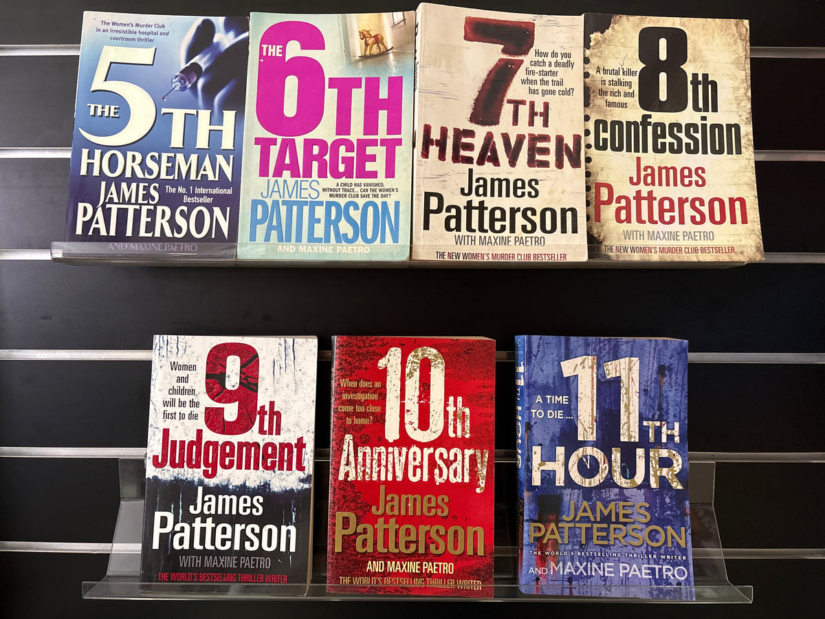 PATTERSON, James 'Women's Murder Club' Series Books #5-11 Bundle of 7 (Min. fair condition)