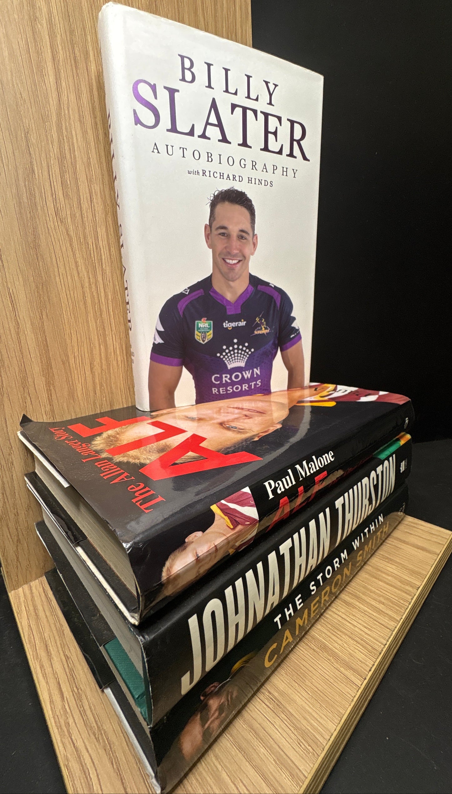 NRL Sporting Legends - Select Bio Titles Bundle of 4 - Assorted Titles (Min. fair condition)