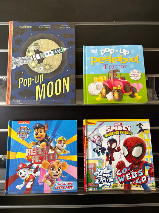 KIDS POP UP BOOKS Assorted Titles Bundle of 5 (Min. good condition)