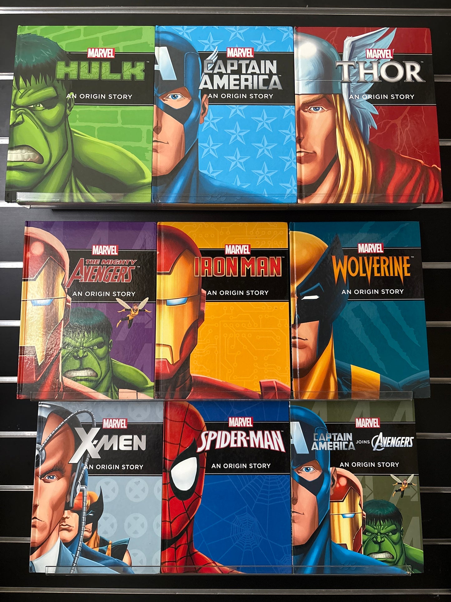 MARVEL ORIGIN STORIES Assorted Standalone Titles Bundle of 9 (Min. fair condition)
