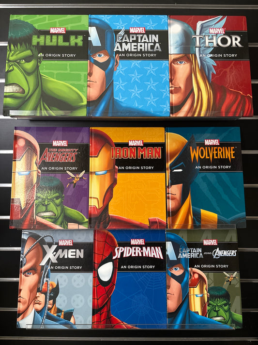 MARVEL ORIGIN STORIES Assorted Standalone Titles Bundle of 9 (Min. fair condition)